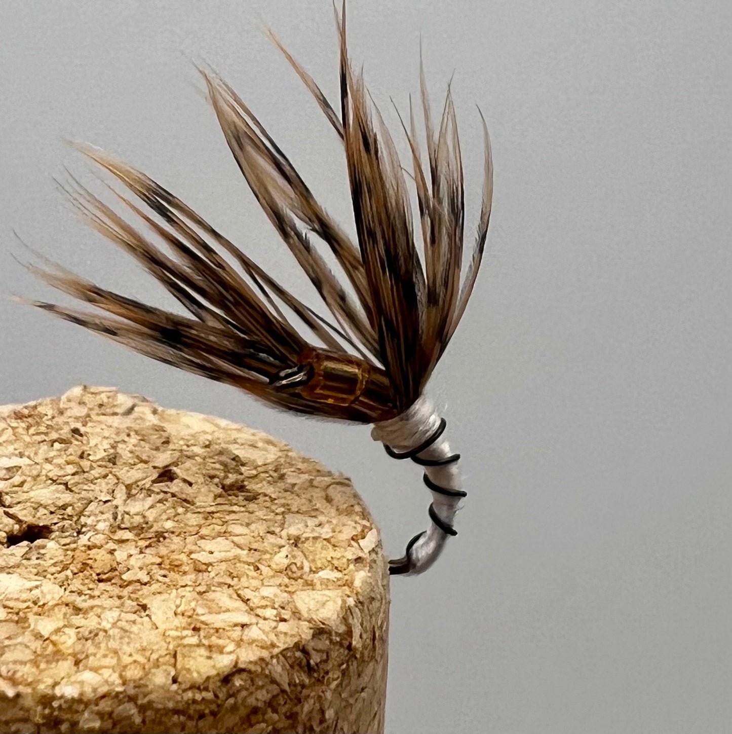 Kebari Zebra (White) Glass Bead Head