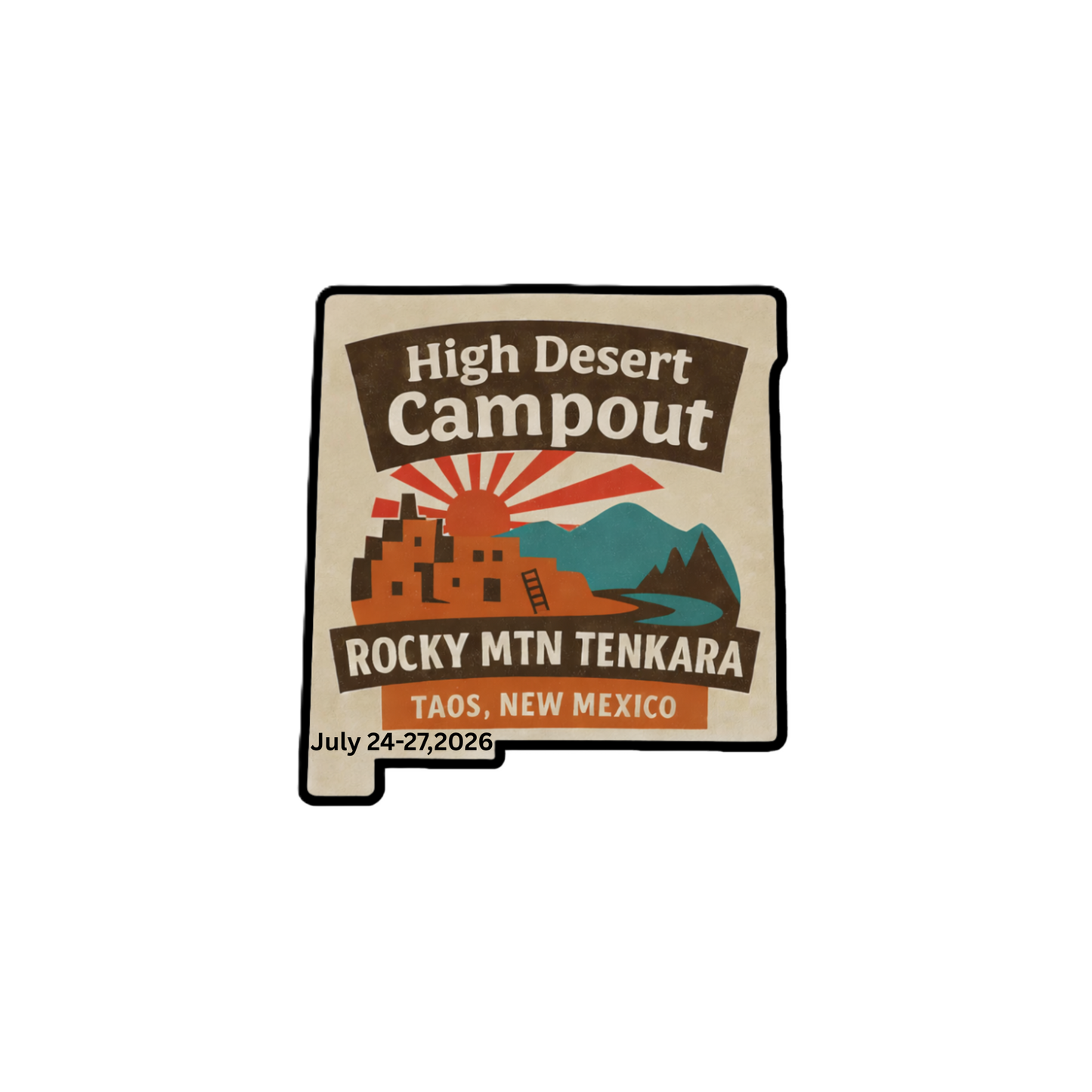 Hight Desert Tenkara Camp out Amole Campground Ticket