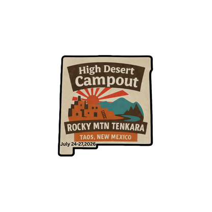 Hight Desert Tenkara Camp out Amole Campground Ticket